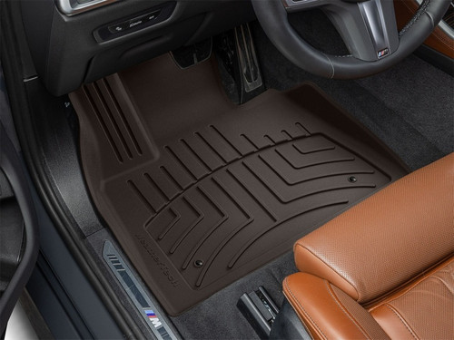 WeatherTech 21-24 BMW Alpina XB7 Front FloorLiner HP - Cocoa