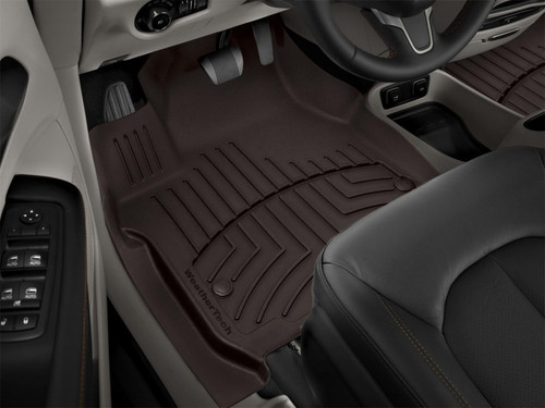 WeatherTech 2017+ Chrysler Pacifica Front FloorLiner HP - Cocoa