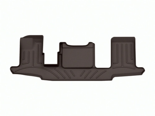 WeatherTech 22-24 Infiniti QX60 / 22-24 Nissan Pathfinder (Capt Chairs) Rear FloorLiner HP - Cocoa