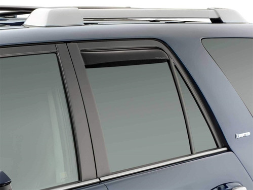 WeatherTech 10-23 Toyota 4Runner Rear Side Window Deflectors - Dark Tint