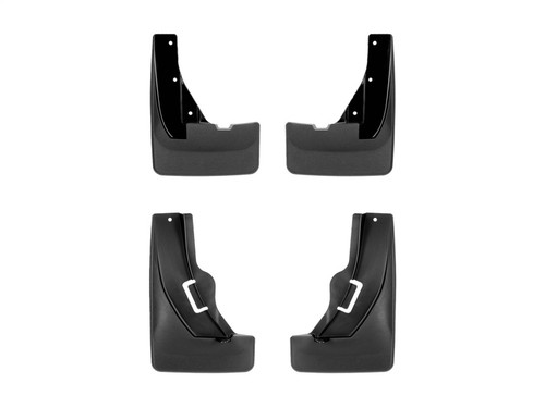 WeatherTech 22-23 Nissan Pathfinder Front & Rear No Drill Mudflaps - Black