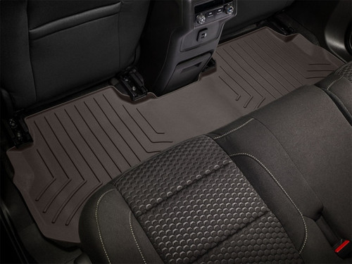 WeatherTech 2017+ GMC Acadia / Acadia Denali Rear FloorLiner HP - Cocoa