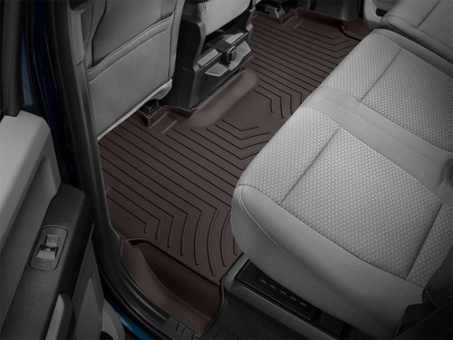WeatherTech 2017+ Ford F-250/F-350/F-450/F-550 Rear FloorLiner HP - Cocoa