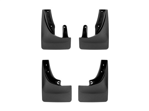 WeatherTech 22-23 Nissan Frontier D41 (Incl. Pro-X/Pro-4X) No Drill Front & Rear Mudflaps - Black