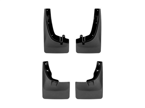 WeatherTech 22-23 Nissan Frontier D41 (No Pro-X/Pro-4X) No Drill Front & Rear Mudflaps - Black