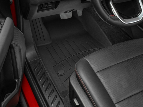 WeatherTech 2023 GMC Canyon / Chevrolet Colorado (w/ Carpet) CrewCab Front FloorLiner HP - Black