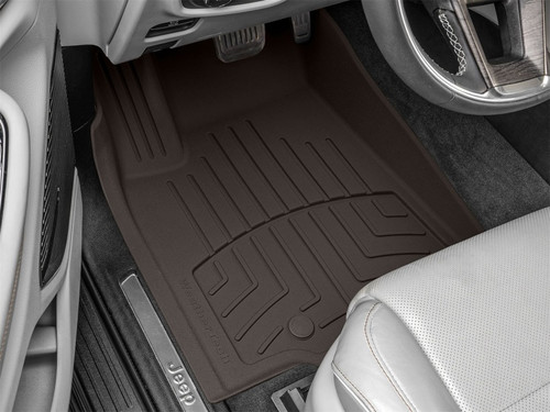 WeatherTech 22-23 Jeep Grand Cherokee WL Front FloorLiner HP - Cocoa