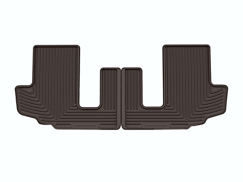 WeatherTech 2020+ Toyota Highlander Rear Rubber Mats - Cocoa