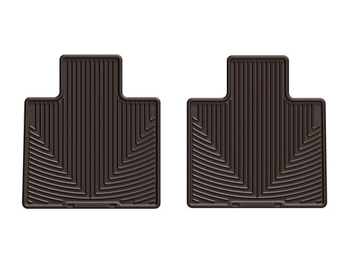 WeatherTech 2016+ Nissan Titan XD Rear Rubber Mats - Cocoa