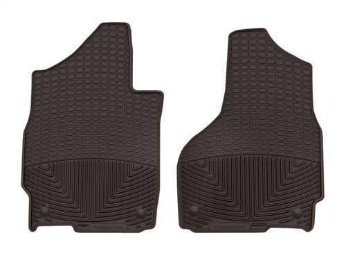 WeatherTech 19-21 Dodge Ram Truck 2500/3500 Front Rubber Mats - Cocoa