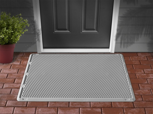 WeatherTech 30in x 48in Outdoor Mat - Grey (Individually Boxed)