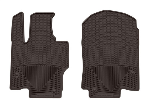 WeatherTech 2022+ Mercedes-Benz GLE-Class SUV Front Rubber Mats - Cocoa