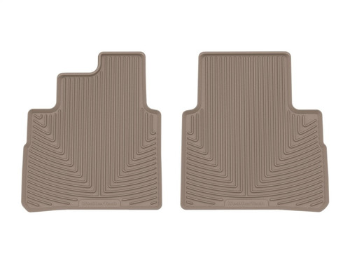 WeatherTech 21+ Nissan Rogue Rear Rubber Mats (Tan)