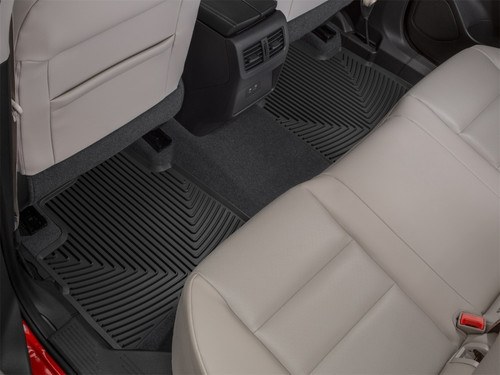 WeatherTech 21+ Nissan Rogue Rear Rubber Mats (Black)