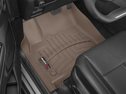 WeatherTech 22-23 Jeep Grand Wagoneer/Wagoneer Front FloorLiner - Tan (8 Passenger)