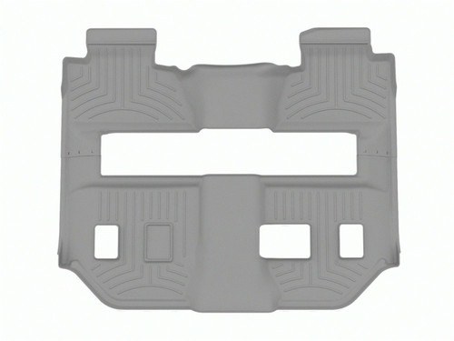 WeatherTech 15-20 GMC Yukon XL Rear FloorLiner HP - Grey (2pc - 2nd Row Bench & 3rd row)