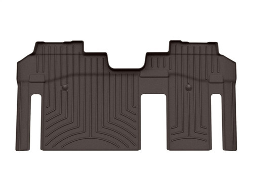 WeatherTech 2021+ Toyota Sienna Rear (2nd Row) FloorLiner HP - Cocoa (8 Passenger)