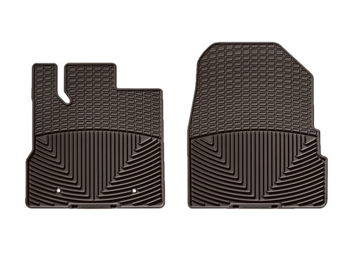 WeatherTech 10-17 Chevrolet Equinox Front Rubber Mats - Cocoa