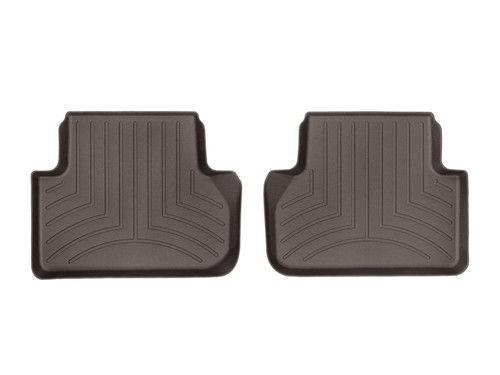 WeatherTech 2019+ Audi A4/S4/A5/S5 Rear (2nd Row) FloorLiners - Cocoa (Sedan & Sportback)