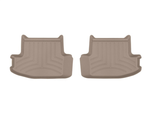 WeatherTech 2020+ Audi A5/S5 Rear (2nd Row) FloorLiners - Tan (CABRIOLET ONLY)