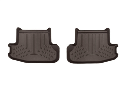 WeatherTech 2020+ Audi A5/S5 Rear (2nd Row) FloorLiners - Cocoa (COUPE ONLY)