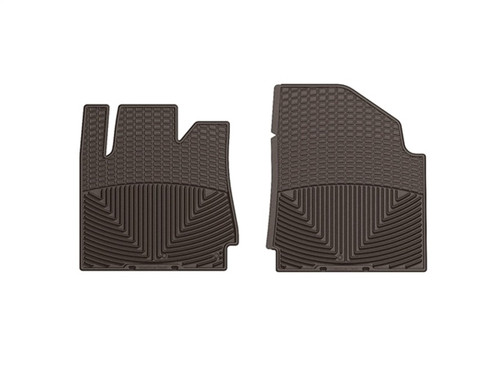 WeatherTech 10+ Cadillac SRX Front Rubber Mats - Cocoa