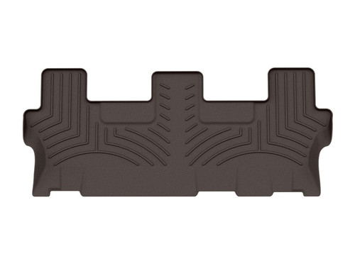 WeatherTech 2012+ Toyota Sequoia Rear FloorLiner HP - Cocoa (Bench 2nd Row)