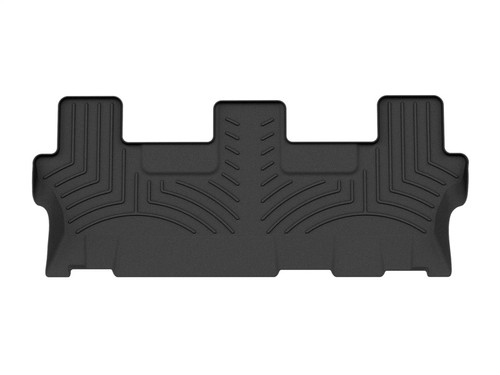 WeatherTech 2012+ Toyota Sequoia Rear FloorLiner HP - Black (Bench 2nd Row)
