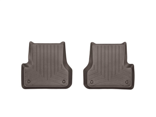 WeatherTech 2012+ Audi A6 Rear FloorLiner - Cocoa