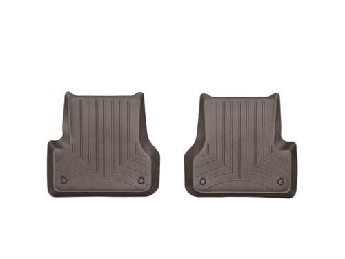 WeatherTech 2012+ Audi A6 Rear FloorLiner - Cocoa