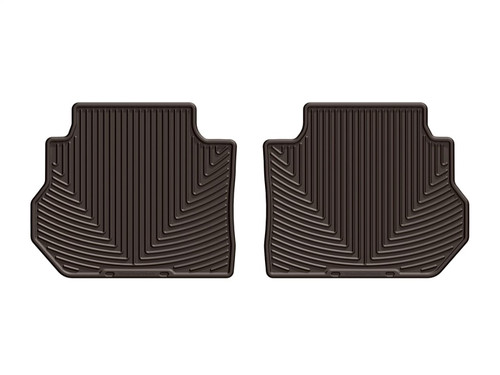 WeatherTech 17+ GMC Acadia / Acadia Denali Rear Rubber Mats - Cocoa