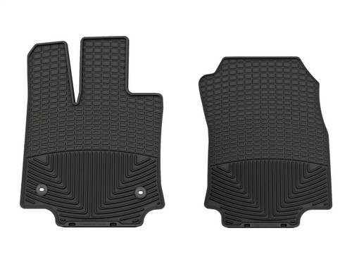 WeatherTech 19-22 Toyota RAV4 / 21-22 Toyota Venza Front Rubber Floor Mats - Black