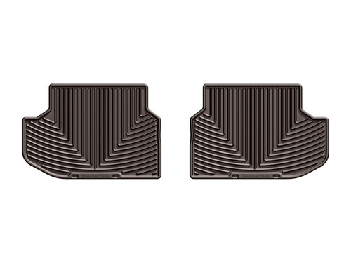 WeatherTech 2014-2016 BMW 5-Series Rear Rubber Mats - Cocoa