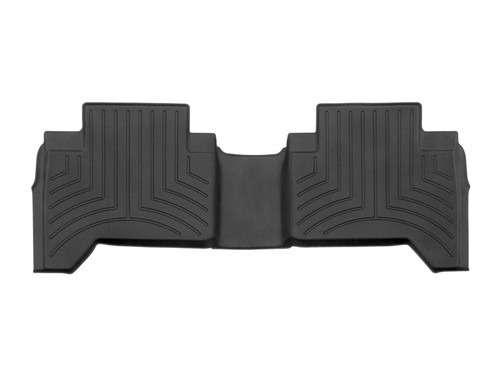 WeatherTech 18-20 Toyota Tacoma Double Cab Rear FloorLiner - Black