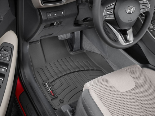 WeatherTech 2021+ Hyundai Santa Fe Front FloorLiner - Black