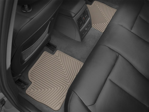 WeatherTech 12+ BMW 3-Series (F30) Rear Rubber Mats - Tan