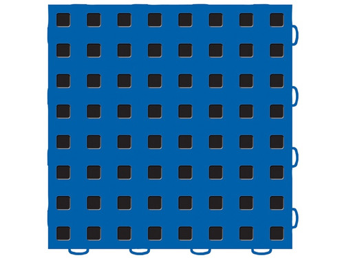 WeatherTech TechFloor - 12in X 12in Tiles - Blue/Black **Order in Qtys of 10