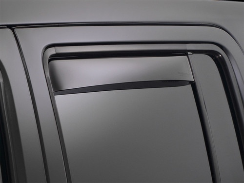 No Longer Available - WeatherTech 12+ Chevrolet Sonic Rear Side Window Deflectors - Dark Smoke