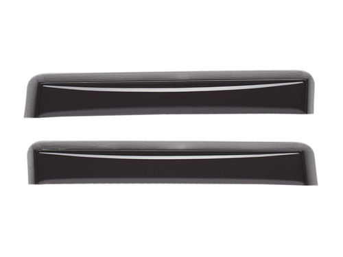 No Longer Available - WeatherTech 11+ BMW 5-Series Rear Side Window Deflectors - Dark Smoke