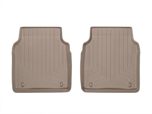 WeatherTech 11+ Audi A8 Rear FloorLiner - Tan