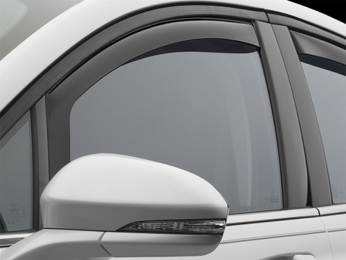WeatherTech 14+ Ford Fusion Front Side Window Deflectors - Dark Smoke