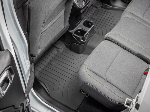WeatherTech 2020+ Jeep Gladiator Rear FloorLiner HP - Black