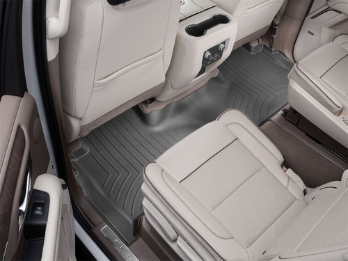 WeatherTech 2021+ Cadillac Escalade Rear FloorLiner - Black