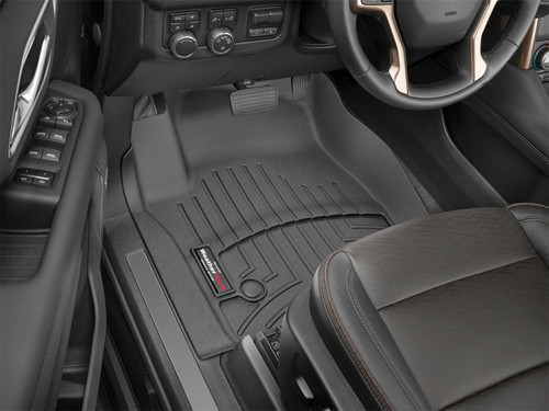 WeatherTech 2021+ Chevrolet Suburban Front FloorLiner - Black