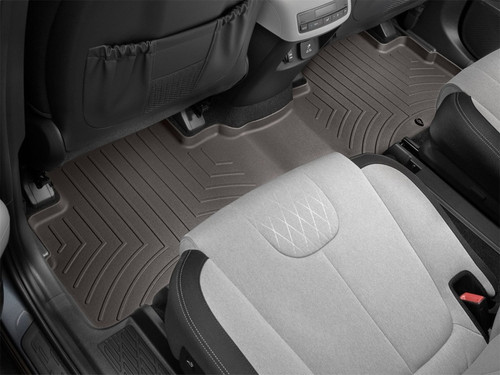 WeatherTech 2020+ Hyundai Palisade (2nd Row) Rear FloorLiner - Cocoa