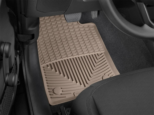 WeatherTech 2020+ Jeep Gladiator Front Rubber Mats - Tan