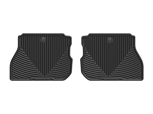 WeatherTech 2018+ Jeep Wrangler Rear Rubber Mats - Black