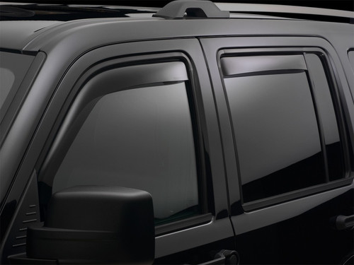 No Longer Available - WeatherTech 14+ Mazda 3 Front and Rear Side Window Deflectors - Dark Smoke