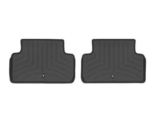 WeatherTech 2019+ Genesis G70 Rear FloorLiner - Black (2-Piece Liner)