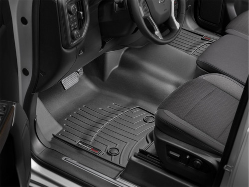 WeatherTech 2019+ Chevrolet Silverado 1500 Front FloorLiner - Black